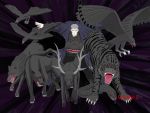  beast dog eagle melty_blood nrvnqrs_chaos raven snake tiger tsukihime type-moon white_hair wolf 