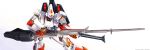  absurdres artist_name character_name gun highres holding holding_gun holding_weapon juusenki_l-gaim l-gaim_mk_ii looking_ahead mecha no_humans science_fiction solo strictly_mecha weapon white_background 