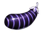  commentary_request eggplant hamada_yoshikazu highres hololive la+_darknesss no_humans objectification pun revision simple_background striped virtual_youtuber white_background 