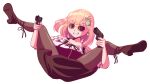  1girl blonde_hair filthy_frank gun handgun hololive hololive_english pantyhose pistol smile solo spread_legs sunglasses transparent_background tvfilthyfrank virtual_youtuber watson_amelia weapon zetxune 