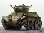  777_sergeant artist_name bt-7 commentary_request ground_vehicle highres military military_vehicle motor_vehicle no_humans original signature tank tank_focus vehicle_focus vehicle_request 