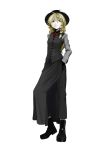  alternate_costume bad_id blonde_hair boots braid chulain ghost_in_the_shell ghost_in_the_shell_stand_alone_complex hat kirisame_marisa long_hair parody solo touhou transparent_background yellow_eyes 