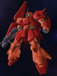  gun gundam highres kiriya_obu_gn looking_down marasai mecha shield solo space spikes weapon zeta_gundam 