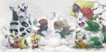  abomasnow action alternate_color battle delibird froslass glalie ice in_the_face jynx lapras mamoswine no_humans pokemon pokemon_(creature) shiny_pokemon smoochum sneasel snorunt snover snowball snowball_fight spheal walrein weavile yorujisa_yuuto 