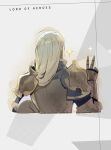  1boy androgynous blonde_hair clover_games facing_away highres long_hair looking_away lord_of_heroes official_art oswald_(lord_of_heroes) pale_skin sketch sparkle v 