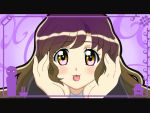  :p gradient_hair hijiri_byakuren letterboxed long_hair multicolored_hair parody shiro_sato shirosato style_parody tongue touhou yellow_eyes 