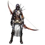 1boy armor atlantica_online bow character_request hood male solo sword tagme