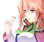  bad_id blue_eyes breasts bunkyo_takemi feldt_grace gloves gundam gundam_00 haro lips pink_hair solo uniform 