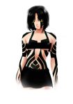  black_hair genderswap hitoshura persona shin_megami_tensei tattoos yellow_eyes 