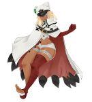  1girl absurdres bandages buckle dark-skinned_female dark_skin guilty_gear guilty_gear_strive hat highres kyhsoren one_eye_closed ramlethal_valentine shorts uniform white_hair 