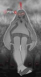  ! 1girl :d alpha_pokemon bangs bare_tree blunt_bangs blush breasts character_name commentary_request dress from_below glowing glowing_eyes greyscale hand_up high_heels highres knees long_hair looking_down lusamine_(pokemon) monochrome open_mouth pantyhose pokemon pokemon_(game) pokemon_legends:_arceus pokemon_sm sleeveless sleeveless_dress smile solo spot_color standing tree venus_symbol yuzu_gin_(pika97) 