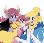  1boy 1girl blonde_hair blue_eyes couple father_and_daughter father_and_son husband_and_wife mother_and_daughter mother_and_son red_eyes redhead star_butterfly star_vs_the_forces_of_evil tom_lucitor 