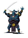  blue_skin demon elephant persona shin_megami_tensei sword tusks 