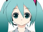  animated animated_gif aqua_eyes aqua_hair blinking blush bust constricted_pupils face gif hatsune_miku mameshiba squinting surprise surprised twintails vocaloid 