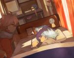  bedroom blanket brothers fubuki_atsuya fubuki_shirou ghost inazuma_eleven pillow scarf sleeping 