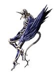  beak bones demon horn persona shin_megami_tensei skeleton tail talons wings 