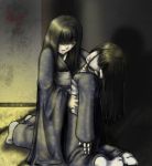  black_hair crimson_butterfly doll fatal_frame fatal_frame_ii japanese_clothes kimono kiryu_akane long_hair 