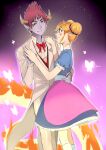  1boy 1girl blonde_hair couple red_eyes redhead star_butterfly star_vs_the_forces_of_evil tom_lucitor 