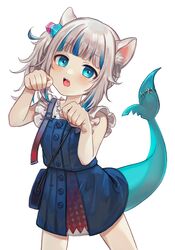 gawr_gura highres hololive hololive_english sasasasa shark_tail tail virtual_youtuber