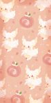  artist_name audino cherry_blossoms mega_audino no_humans pastry pink_background pink_eyes pokemon pokemon_(creature) sakura_petals satsumapotato simple_background twitter_username 