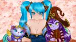  highres league_of_legends lulu_(league_of_legends) non-web_source sona_(league_of_legends) yuumi_(league_of_legends) 