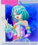  10s 1girl aqua_hair houjou_cosmo pripara 