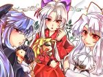  character_request chibi cigarette discharge_cycle k' king_of_fighters len m.u.g.e.n melty_blood mugen_(game) pointy_ears red_eyes red_len smoking tsukihime white_hair white_len 
