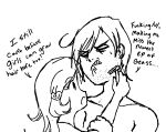  2boys 4chan code_geass english hard_translated monochrome nude personification pinch sketch 