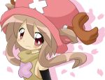  artist_request brown_hair genderswap hat one_piece personification pink_eyes tony_tony_chopper 