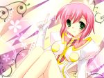  estellise_sidos_heurassein fgsfds gloves pink_hair short_hair tales_of_vesperia 