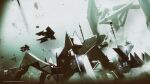  abstract arknights arknights:_endfield commentary company_name concept_art copyright crystal dutch_angle english_commentary floating highres no_humans official_art originium_(arknights) scenery splotch triangle uroko_(pattern) watermark 