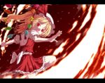  artist_request flandre_scarlet hat isa ponytail red_eyes short_hair side_ponytail solo touhou wings 