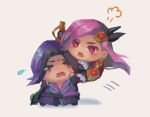  battle_queen_katarina crying katarina_(league_of_legends) league_of_legends lxi141 red_eyes talon_(league_of_legends) 