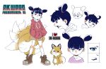  absurdres akwaro_bemien akwaro_phenomenon_re character_sheet demon_tail fox fox_tail highres kat_yuusha original shonen tail 