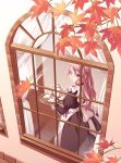  geisya leaf maid tea_set window 