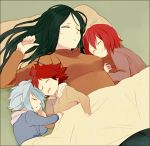  brother_and_sister group hitomiko_kira inazuma_eleven kiyama_hiroto nagumo_haruya shota sleeping suzuno_fuusuke 