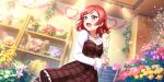  blush dress love_live!_school_idol_festival_all_stars nishikino_maki redhead short_hair violet_eyes 