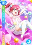  blush character_name dress green_eyes kurosawa_ruby love_live!_school_idol_festival love_live!_sunshine!! pink_hair short_hair smile twintails 