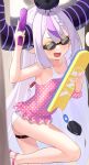  1girl armpits fumyu highres hololive la+_darknesss swimsuit virtual_youtuber 