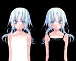  blue_eyes blue_hair camisole dress long_hair sakuya_tsuitachi twintails 