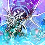  1other blue_fire bone duel_monster exoskeleton fire ikd infernoid infernoid_nehemoth transparent_wings yu-gi-oh! yu-gi-oh!_duel_monsters 