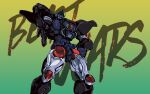 1boy beast_wars beast_wars:_transformers copyright_name english_commentary flexing hand_on_hip hinomars19 maximal mecha no_humans optimus_primal pose red_eyes reward_available science_fiction solo transformers 
