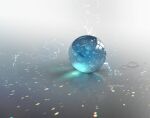  artist_name commentary_request demizu_posuka electricity lens_flare lens_flare_abuse marble_(toy) no_humans original realistic reflection still_life water_drop 