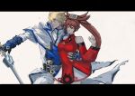  brown_hair couple guilty_gear guilty_gear_xx kuradoberi_jam ky_kiske 