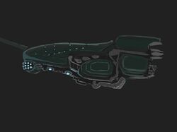  amacalva engine eve_online frigate glowing machinery military military_vehicle no_humans science_fiction spacecraft vehicle_focus 