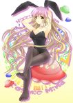   animal_ears rabbit_ears bunny_girl cleavage feet hijiri_byakuren mutsu pantyhose touhou  