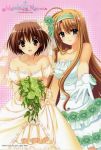  bleed_through card cleavage daiba_minato marriage_royale nishimata_aoi suzuhira_hiro umeda_minami wedding_dress 