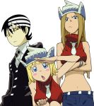 death_the_kid elizabeth_thompson extraction patricia_thompson soul_eater vector 