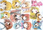  6+girls akane-iro_ni_somaru_saka akashi_kaoru amane_misa colored_pencil_(medium) death_note ekaterina_kurae fairy_tail garnet_(jewelpet) graphite_(medium) hirano_aya ienaga_kana izumi_konata jewelpet jewelpet_(series) jinjin-roririn kiddy_grade kimi_ni_todoke kurumizawa_ume lucky_star lucy_heartfilia lumiere maria_holic multiple_girls nagase_minato nurarihyon_no_mago recorder_to_randoseru sayo_(recorder_to_randoseru) seikon_no_qwaser seiyuu_connection shidou_shizu suzumiya_haruhi suzumiya_haruhi_no_yuuutsu traditional_media zettai_karen_children 