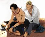  drawing friends jewelry laughing marco necklace no_shirt one_piece portgas_d_ace tattoo 
